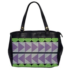 Shapes Patchwork Circle Triangle Office Handbags by Mariart