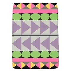 Shapes Patchwork Circle Triangle Flap Covers (l)  by Mariart