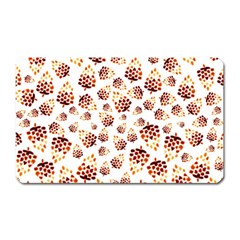 Pine Cones Pattern Magnet (rectangular) by Mariart