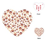 Pine Cones Pattern Playing Cards (Heart)  Front