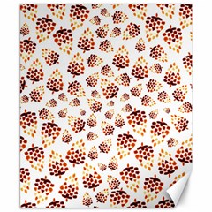 Pine Cones Pattern Canvas 8  X 10  by Mariart