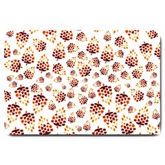 Pine Cones Pattern Large Doormat  by Mariart