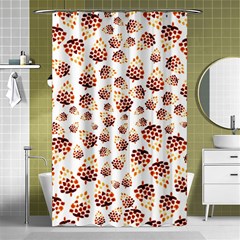 Pine Cones Pattern Shower Curtain 48  X 72  (small)  by Mariart