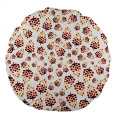 Pine Cones Pattern Large 18  Premium Round Cushions by Mariart