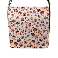 Pine Cones Pattern Flap Messenger Bag (l)  by Mariart