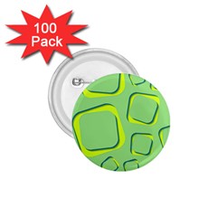 Shapes Green Lime Abstract Wallpaper 1 75  Buttons (100 Pack) 