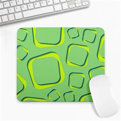 Shapes Green Lime Abstract Wallpaper Large Mousepads