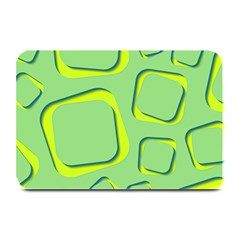 Shapes Green Lime Abstract Wallpaper Plate Mats by Mariart