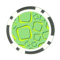 Shapes Green Lime Abstract Wallpaper Poker Chip Card Guard by Mariart