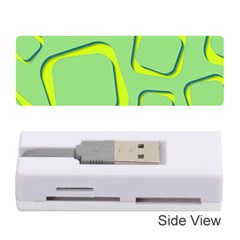 Shapes Green Lime Abstract Wallpaper Memory Card Reader (stick) 