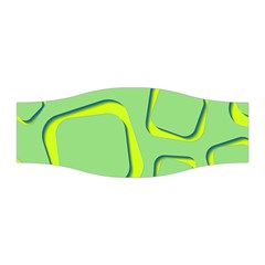 Shapes Green Lime Abstract Wallpaper Stretchable Headband