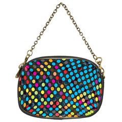 Polkadot Rainbow Colorful Polka Circle Line Light Chain Purses (one Side) 