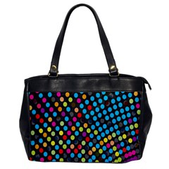 Polkadot Rainbow Colorful Polka Circle Line Light Office Handbags