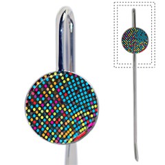 Polkadot Rainbow Colorful Polka Circle Line Light Book Mark