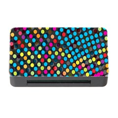 Polkadot Rainbow Colorful Polka Circle Line Light Memory Card Reader With Cf by Mariart