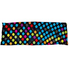 Polkadot Rainbow Colorful Polka Circle Line Light Body Pillow Case (dakimakura) by Mariart