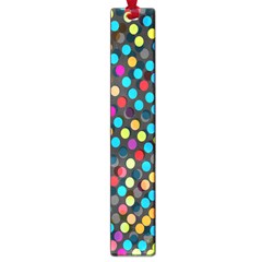 Polkadot Rainbow Colorful Polka Circle Line Light Large Book Marks