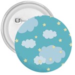 Stellar Cloud Blue Sky Star 3  Buttons Front