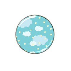 Stellar Cloud Blue Sky Star Hat Clip Ball Marker (10 Pack) by Mariart