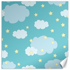 Stellar Cloud Blue Sky Star Canvas 16  X 16   by Mariart