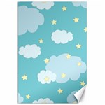 Stellar Cloud Blue Sky Star Canvas 20  x 30   19.62 x28.9  Canvas - 1