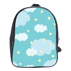 Stellar Cloud Blue Sky Star School Bags(large) 