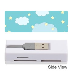 Stellar Cloud Blue Sky Star Memory Card Reader (stick)  by Mariart