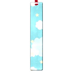 Stellar Cloud Blue Sky Star Large Book Marks by Mariart