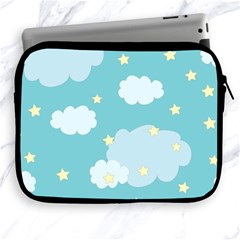 Stellar Cloud Blue Sky Star Apple Ipad 2/3/4 Zipper Cases by Mariart