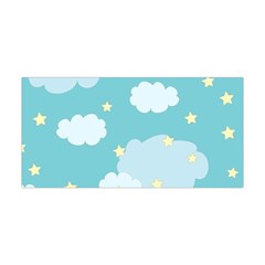 Stellar Cloud Blue Sky Star Yoga Headband by Mariart