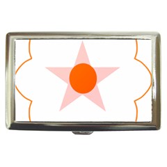 Test Flower Star Circle Orange Cigarette Money Cases