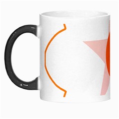 Test Flower Star Circle Orange Morph Mugs