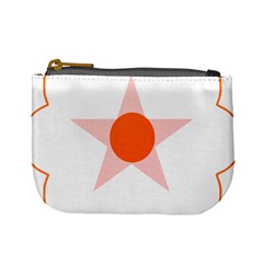 Test Flower Star Circle Orange Mini Coin Purses by Mariart