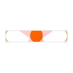 Test Flower Star Circle Orange Flano Scarf (mini) by Mariart