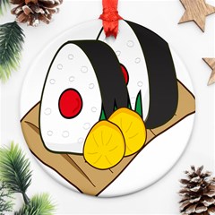 Sushi Food Japans Ornament (round) by Mariart