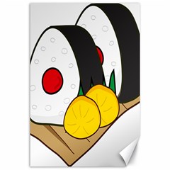 Sushi Food Japans Canvas 24  X 36  by Mariart