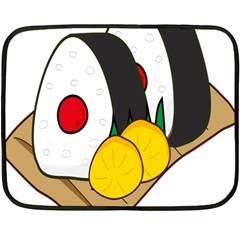 Sushi Food Japans Fleece Blanket (mini) by Mariart