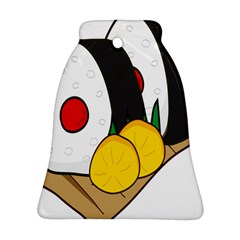 Sushi Food Japans Bell Ornament (two Sides) by Mariart