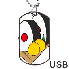 Sushi Food Japans Dog Tag Usb Flash (one Side)