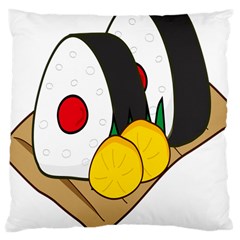 Sushi Food Japans Large Cushion Case (two Sides) by Mariart