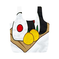 Sushi Food Japans Full Print Recycle Bags (m) 