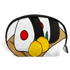 Sushi Food Japans Accessory Pouches (large)  by Mariart