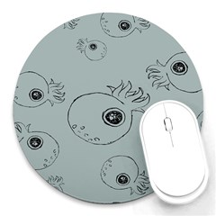 Tiny Octopus Round Mousepads