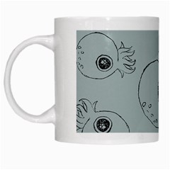 Tiny Octopus White Mugs by Mariart