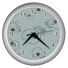 Tiny Octopus Wall Clocks (silver) 