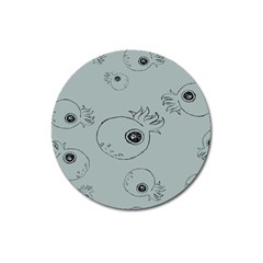 Tiny Octopus Magnet 3  (round) by Mariart