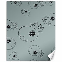 Tiny Octopus Canvas 16  X 20   by Mariart