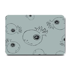 Tiny Octopus Small Doormat  by Mariart