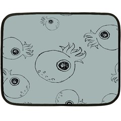 Tiny Octopus Double Sided Fleece Blanket (mini)  by Mariart