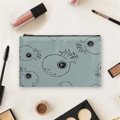 Tiny Octopus Cosmetic Bag (medium)  by Mariart